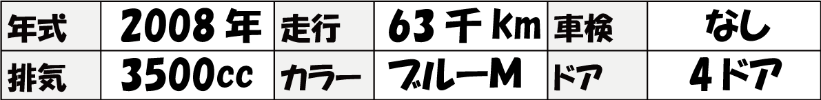 車両data　３００C