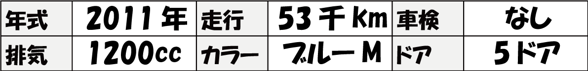 車両date table スプラッシュ